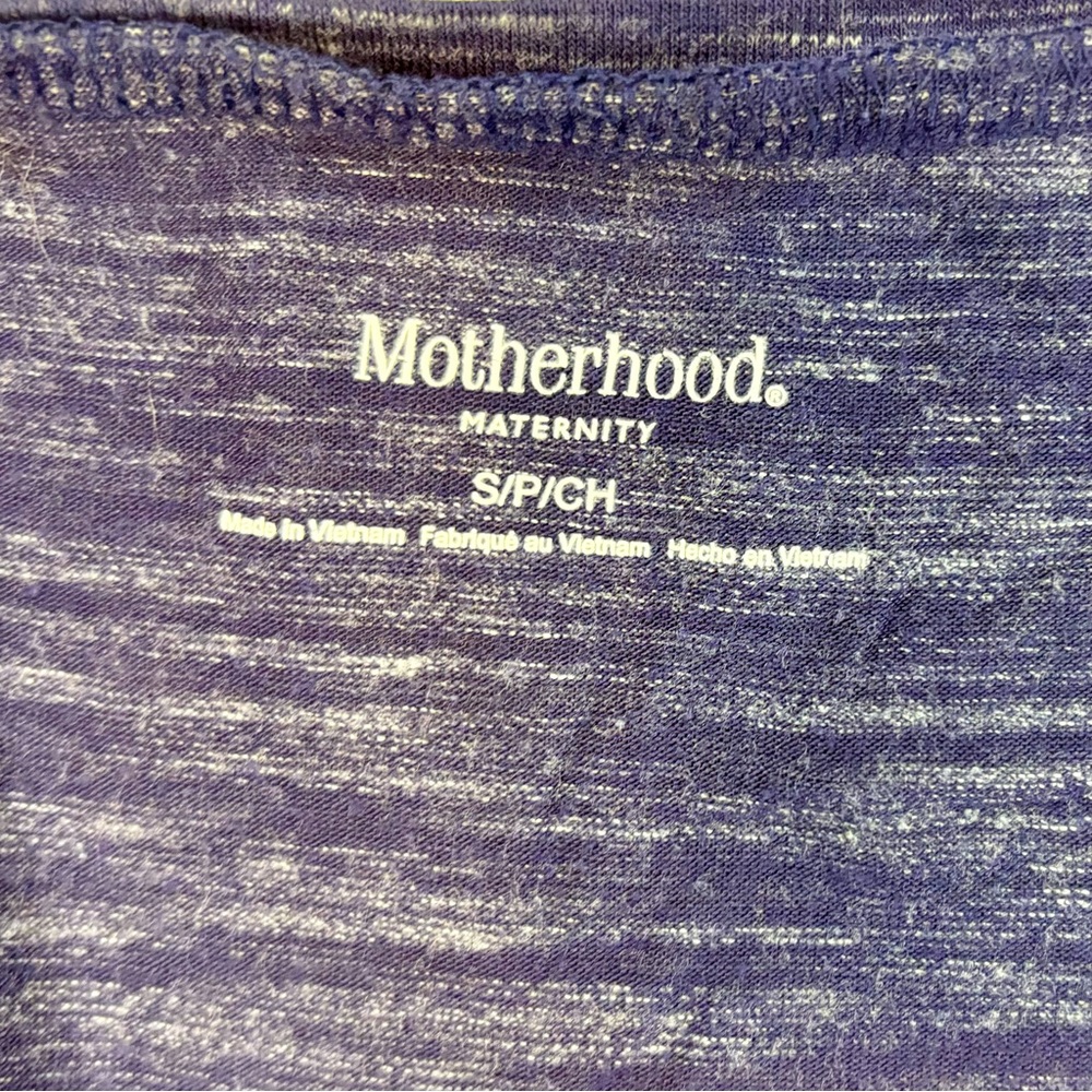 Purple V-Neck Maternity Top - Picture 4 of 4